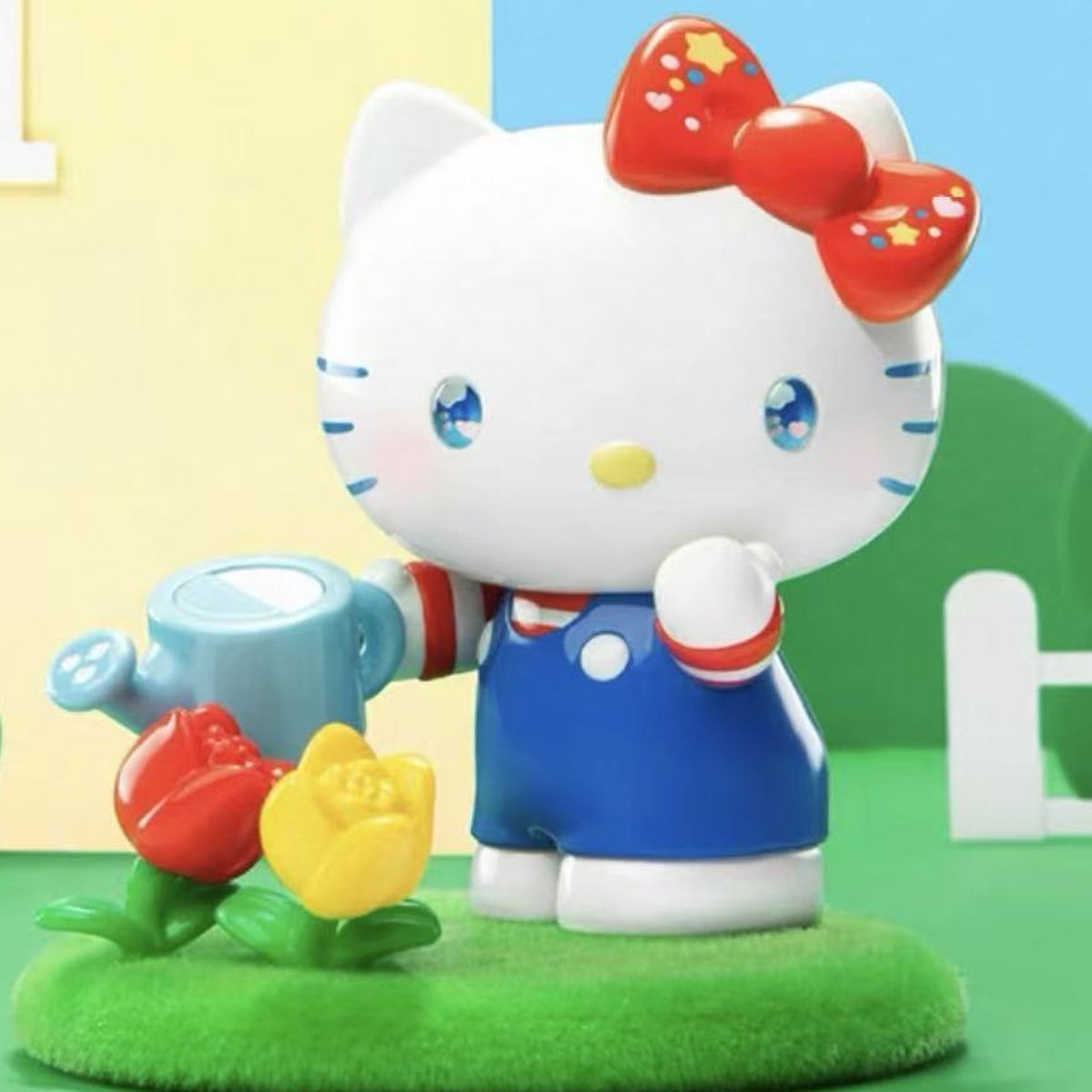 SANRI0 HK Classic Revival Series Figure Blind Box - Complete Hello Kitty watering flowers figure example; random design not guaranteed