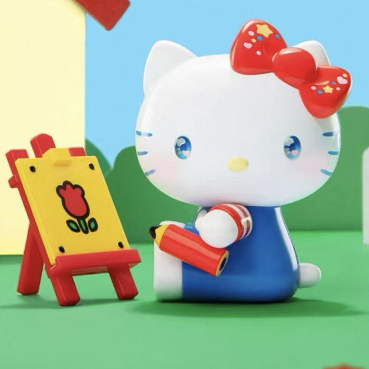SANRI0 HK Classic Revival Series Figure Blind Box - Complete Hello Kitty painting figure example; random design not guaranteed