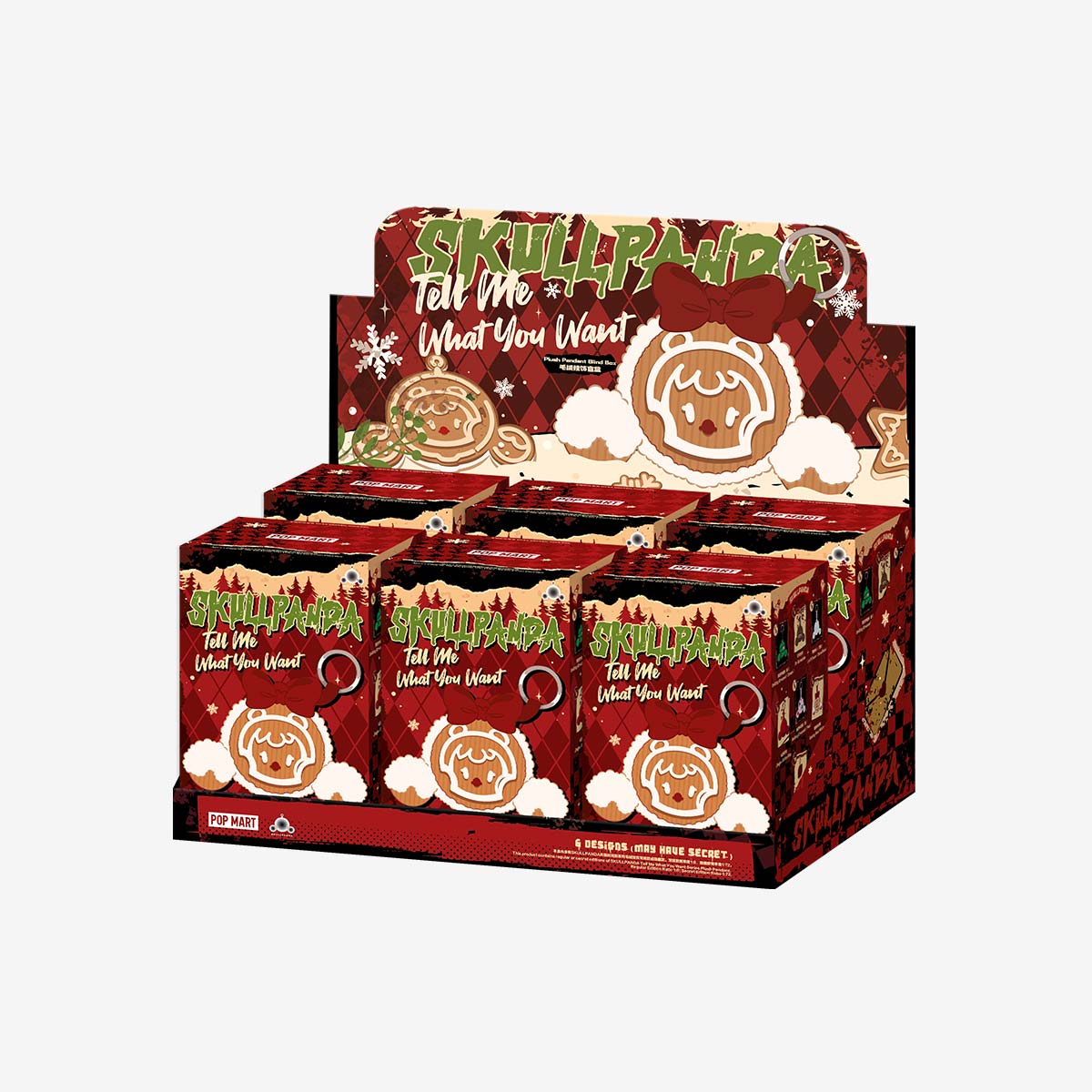 Tell Me What You Want plush pendant six random blind-box packaging display; designs and secret are not guaranteed