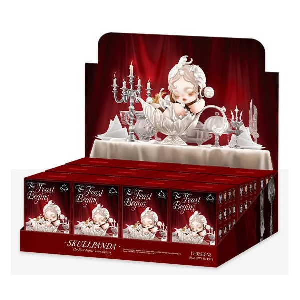 The Feast Begins twelve random blind-box display packaging; no specific design or secret is guaranteed
