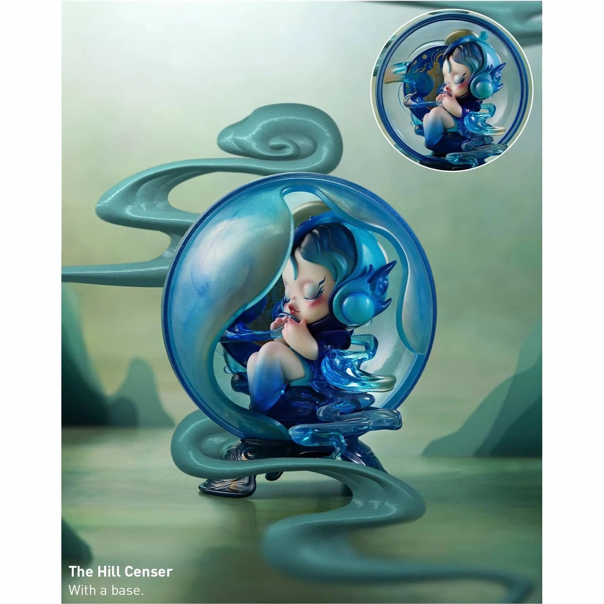 SKULLPANDA The Mirage — The Hill Censer confirmed figure with base; inset shows another view
