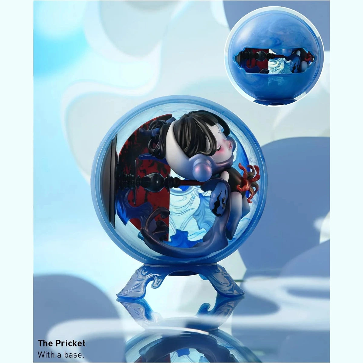 SKULLPANDA The Mirage — The Pricket confirmed figure with base; inset shows another view