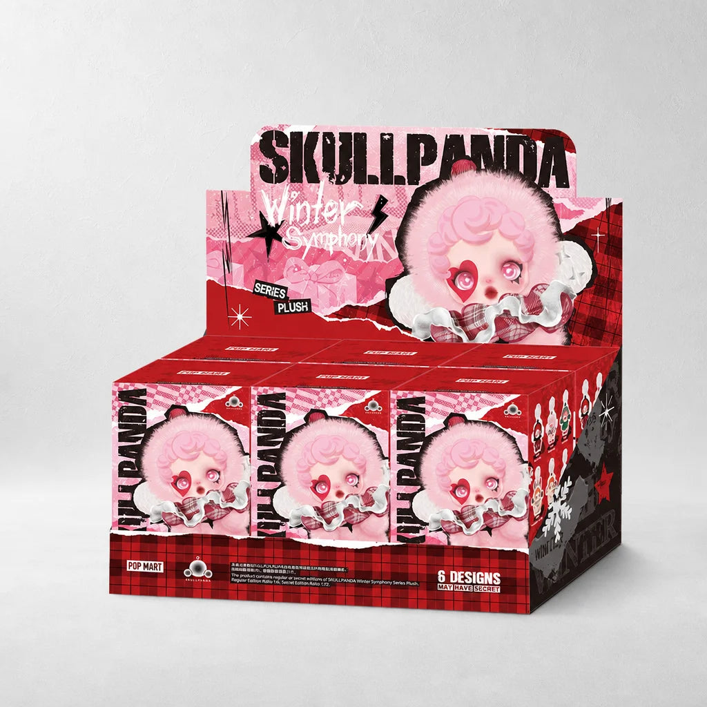 Skullpanda Winter Symphony Series Plush Figure - Full Set (6 Boxes) full set image | KikiBuddies