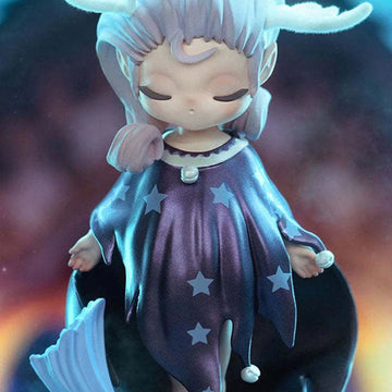 Sleep Fairyland Elves Series Figures, Blind Box - Blue figure detail with upper antlers and lower base cropped; random design not guaranteed