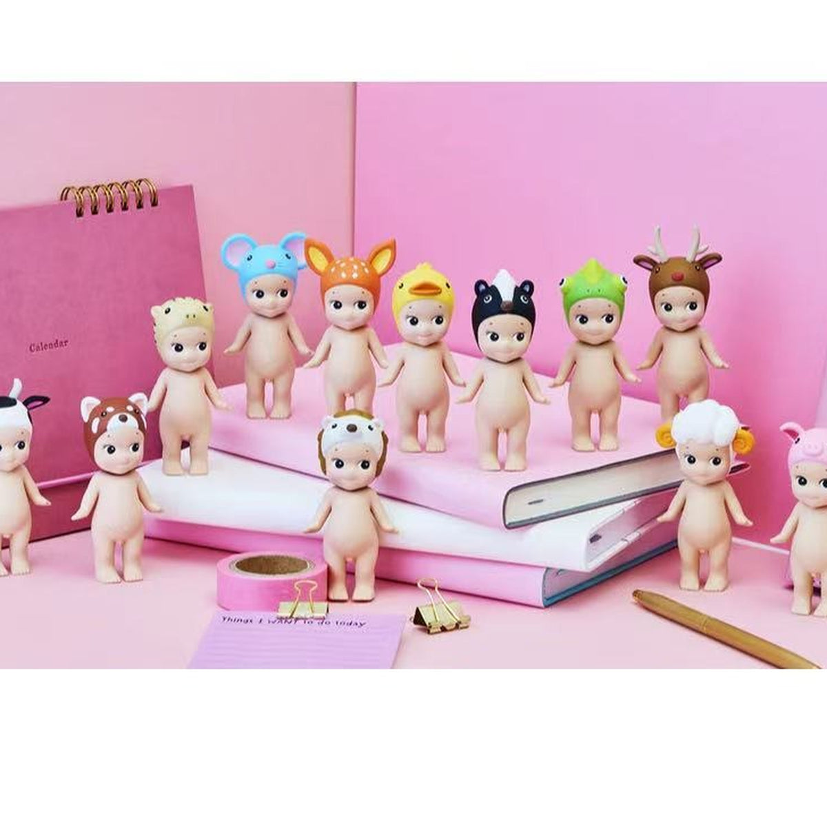 Sonny Angel Animal Series 2: Animal Series 2 mini figures styled around notebooks