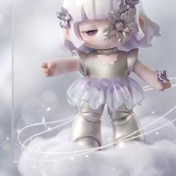 SPACE Liita Where Petals Settle Series Figure Blind Box - Silver floral design detail; random design not guaranteed