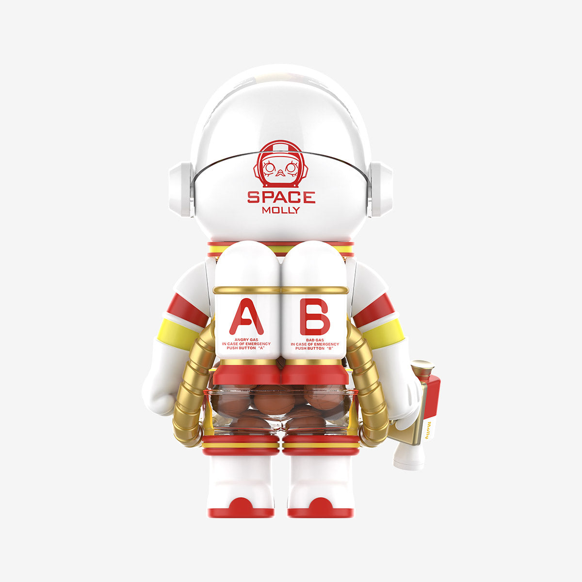 China Women’s National Basketball Team SPACE MOLLY 400% back view with white backpack and red A B markings
