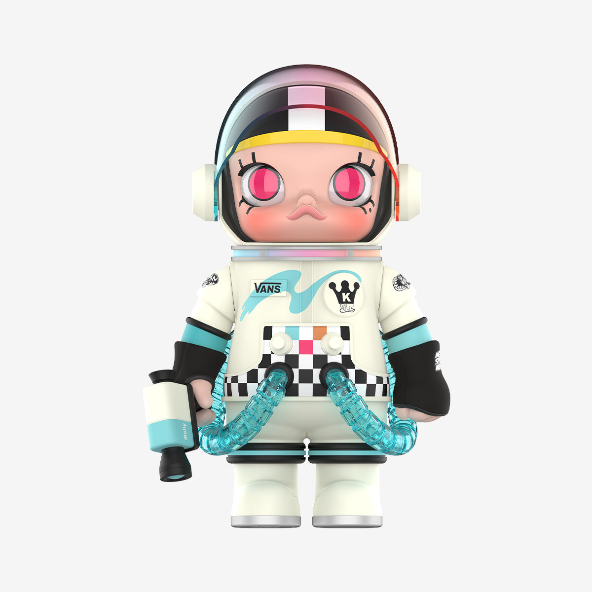 MEGA SPACE MOLLY 400% Vans fixed 400% figure front view with white suit
