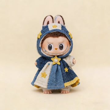 Starry Sky Celestial Hooded Cape & Gown For Labubu — 17cm - main product card | KikiBuddies
