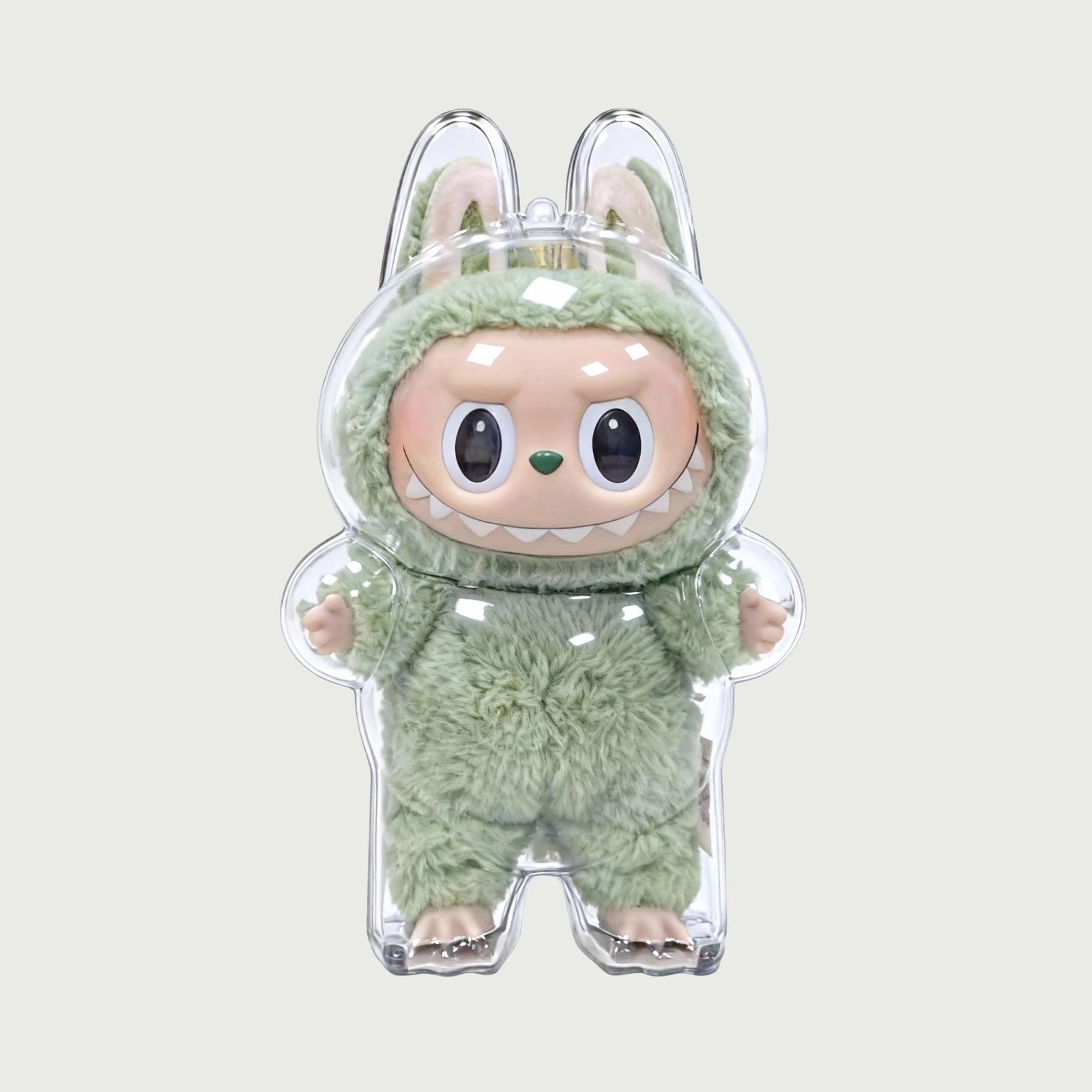 Kikibuddies Protective Display Case for Labubu  (Standing & Sitting Versions)