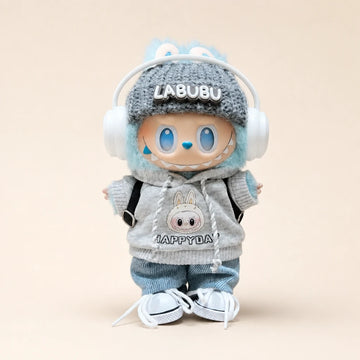 Streetwear Outfit For Labubu — 6-Piece, 17cm - main product card | KikiBuddies