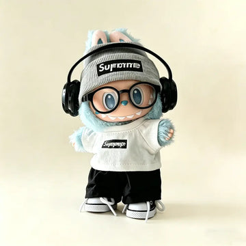 SUPRE-Style 6-Piece Streetwear Set for Labubu 17cm - main product card | KikiBuddies