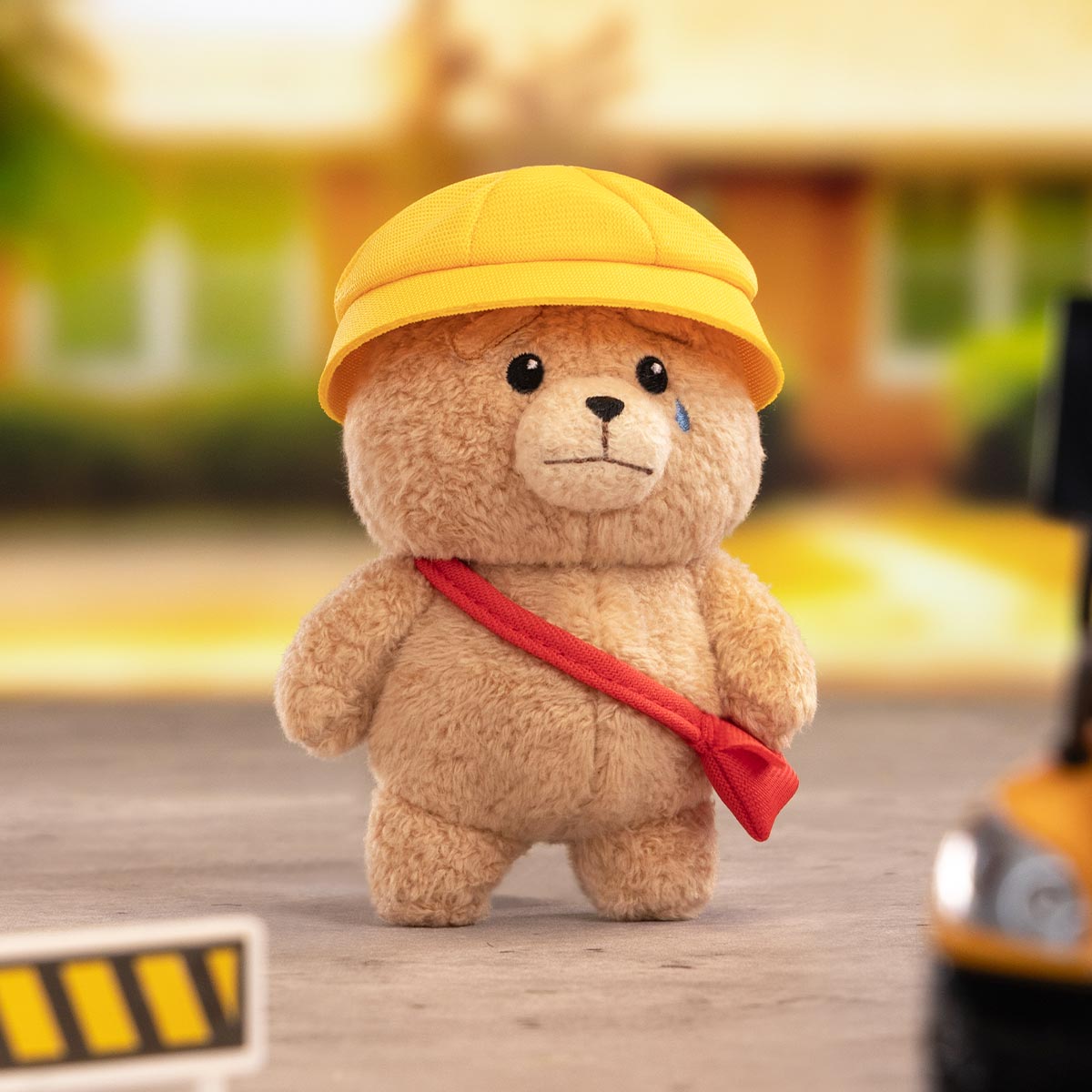 Baby Ted School Ted confirmed plush pendant; one selected design, not a random box; scene props are not included