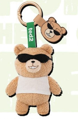 Baby Ted Cool Ted confirmed plush pendant; one selected design, not a random box