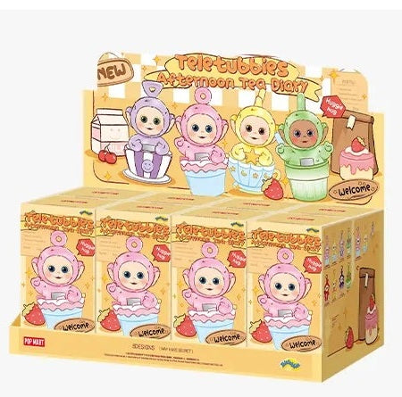Teletubbies Afternoon Tea Diary vinyl plush pendant blind-box series: eight-box display-set packaging