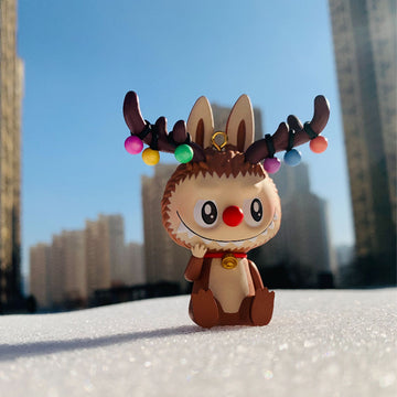 THE MONSTERS Labubu Christmas Series 8-9.5cm - front view | KikiBuddies