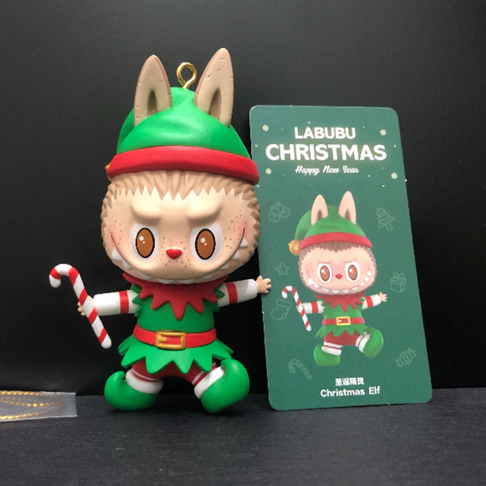 THE MONSTERS Labubu Christmas Series 8-9.5cm - detail view | KikiBuddies