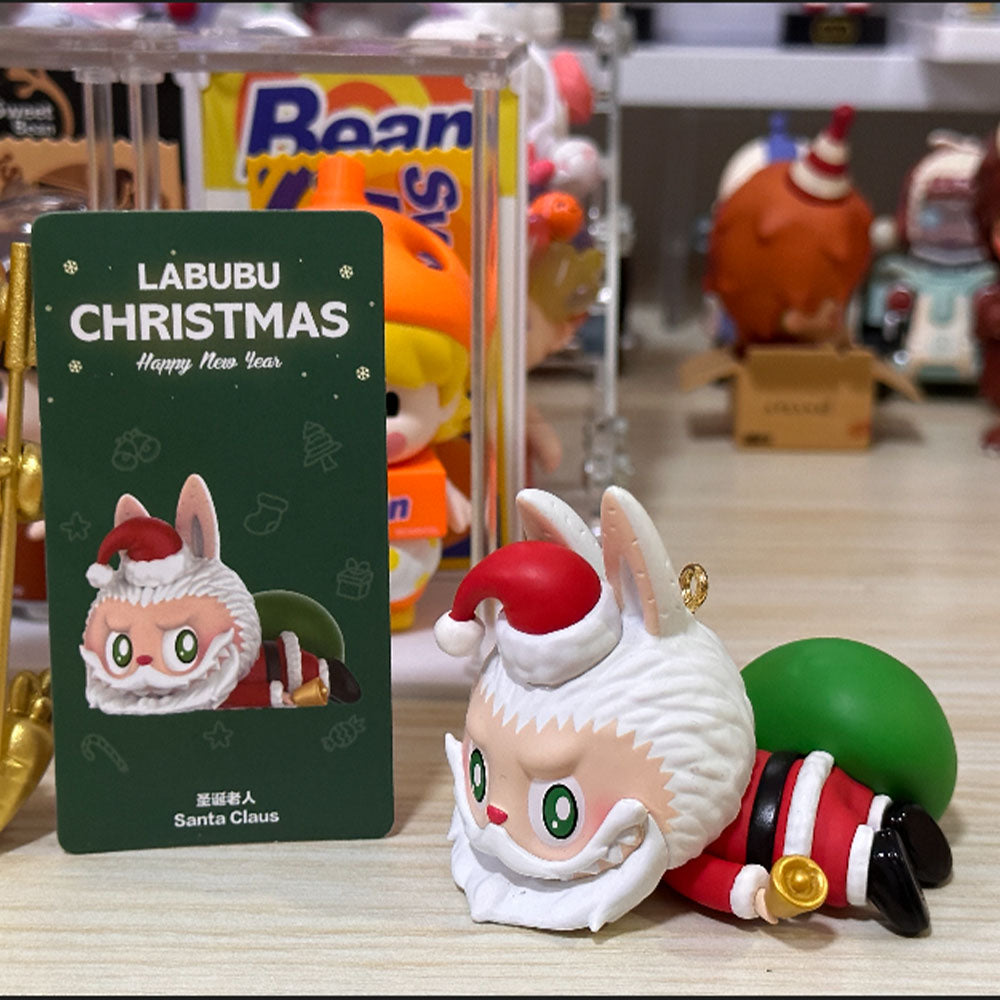 THE MONSTERS Labubu Christmas Series 8-9.5cm - lifestyle scene | KikiBuddies
