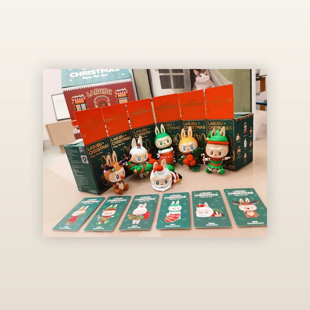 THE MONSTERS Labubu Christmas Series Figure blind box packaging for one random design