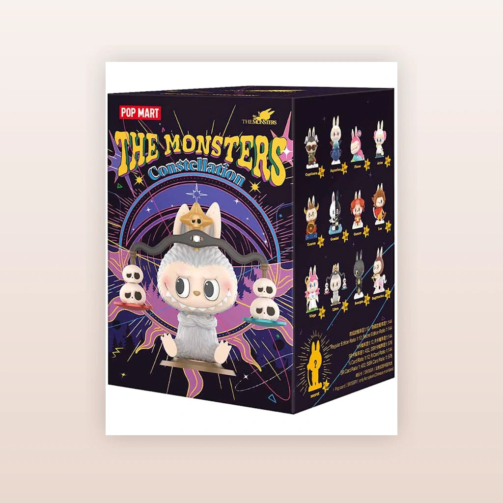 THE MONSTERS Labubu Constellation Series Figure blind box packaging for one random design