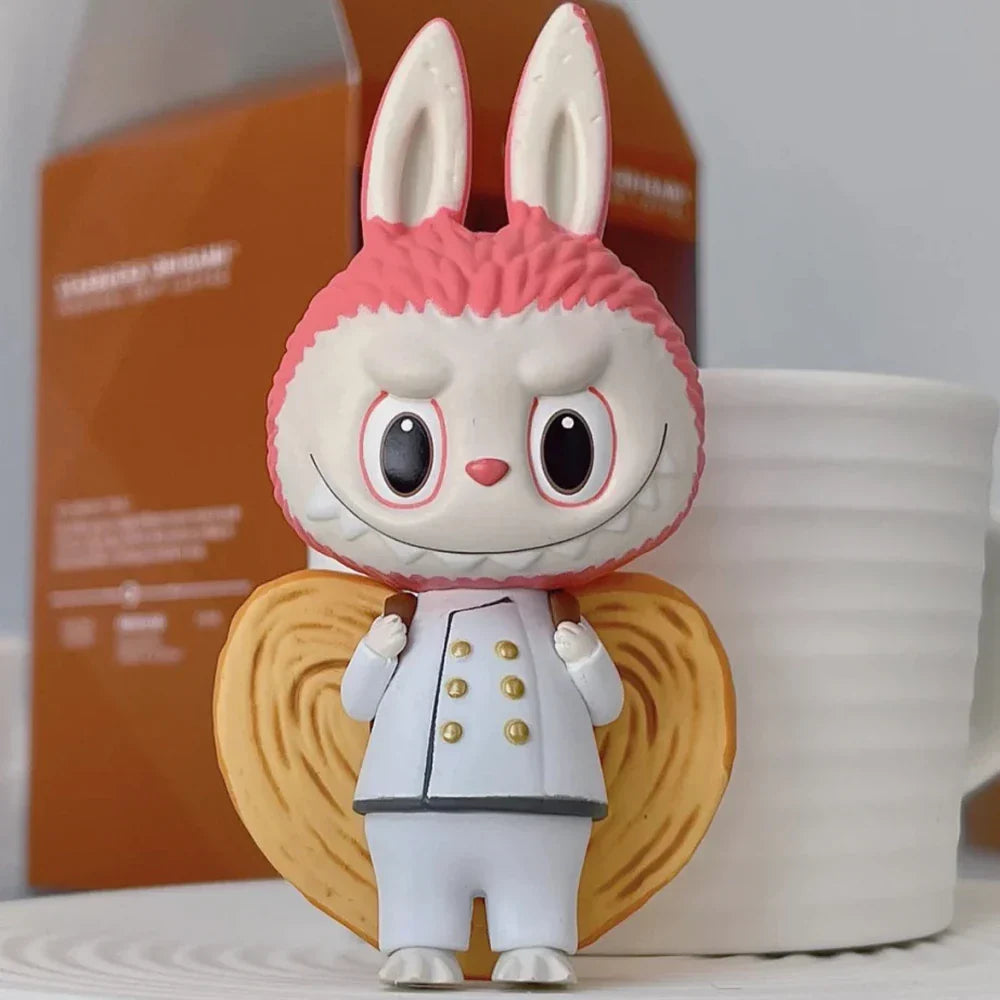 THE MONSTERS Labubu Patisseries Series — 7–9cm - front view | KikiBuddies