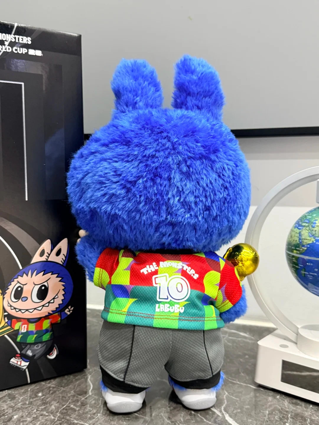 THE MONSTERS × FIFA SERIES-Catch the Win Vinyl Plush Doll 38cm - front view | KikiBuddies