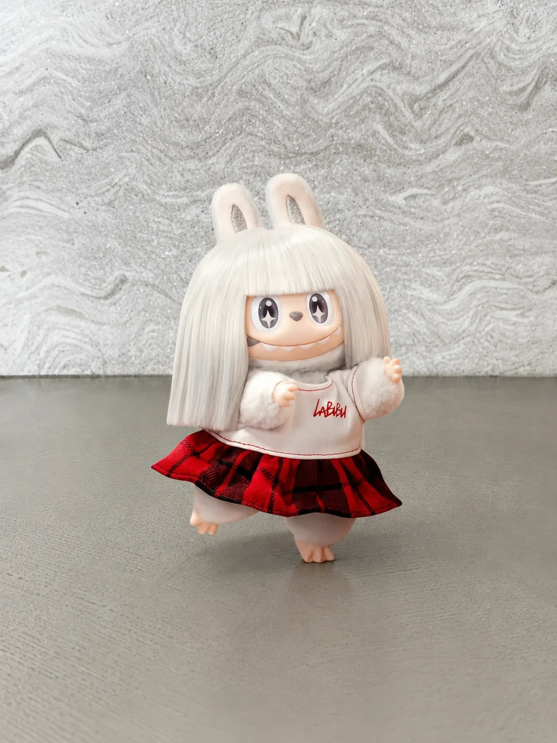 The Monsters Labubu Hair Salon Series Vinyl Plush Pendant Confirmed Box - lifestyle scene | KikiBuddies