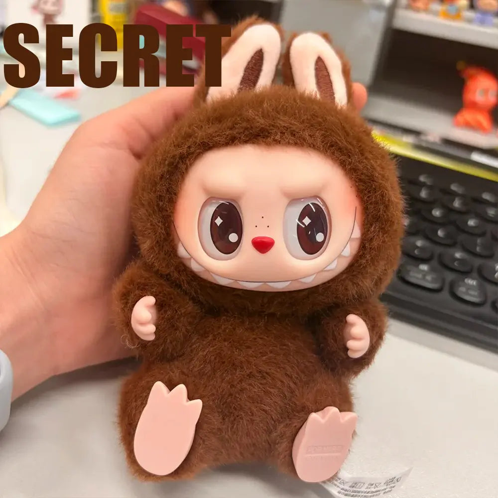THE MONSTERS Labubu Have A Seat Series V2 17cm Vinyl Plush Doll - front view | KikiBuddies