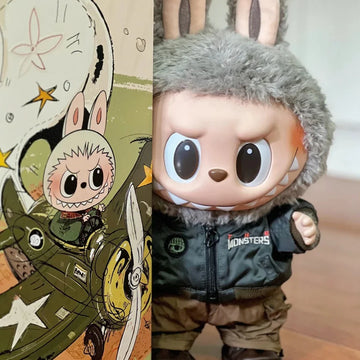 THE MONSTERS Labubu Jump For Joy Vinyl Plush Doll - 38cm - main product card | KikiBuddies