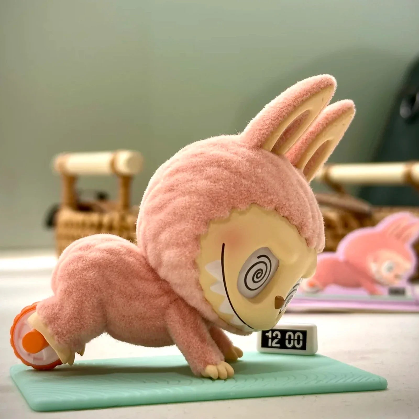 THE MONSTERS Labubu Lazy Yoga Series Figures - 5.1–11.3cm - front view | KikiBuddies
