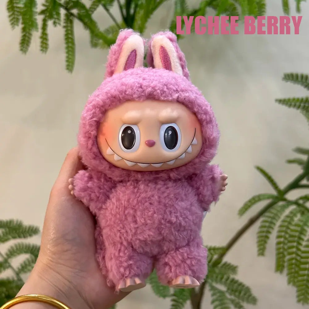 THE MONSTERS Labubu Tasty Macarons Series V1 17cm Vinyl Plush Doll - front view | KikiBuddies
