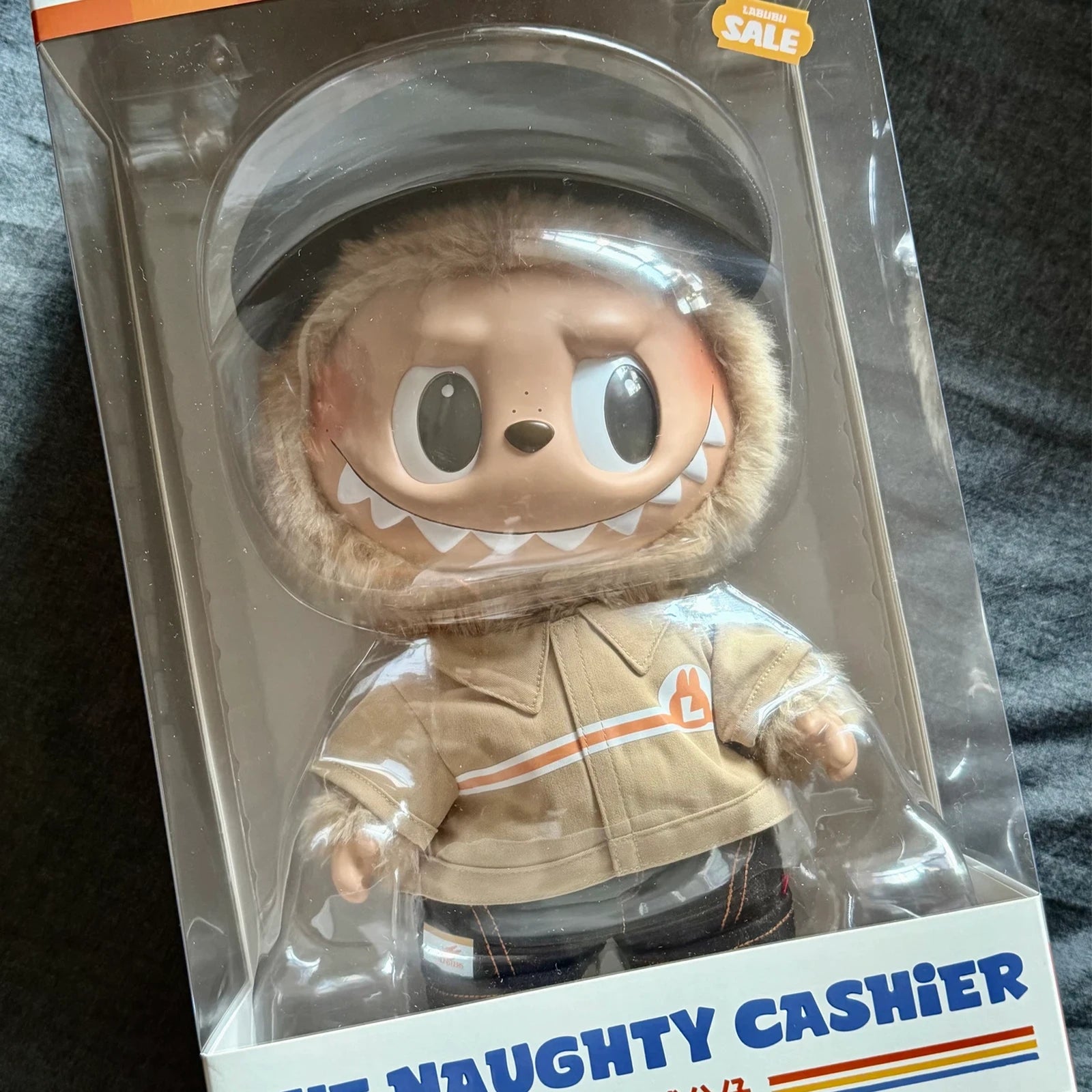 THE MONSTERS Labubu The Naughty Cashier Plush Doll — 37cm - main product card | KikiBuddies