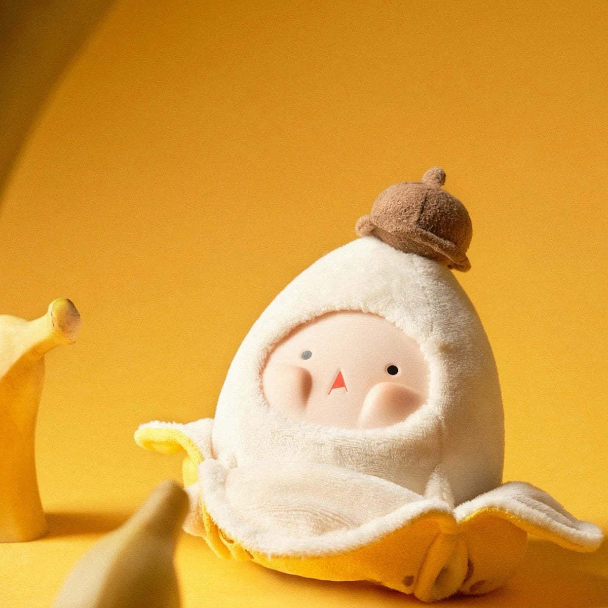 TUANTUAN Fresh United Nations Series Plush Dolls, Blind Box - Banana complete plush example; random design not guaranteed