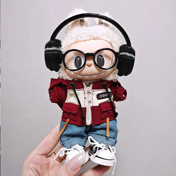 Urban Academic Streetwear Set For Labubu — 5-Piece, 17cm - main product card | KikiBuddies