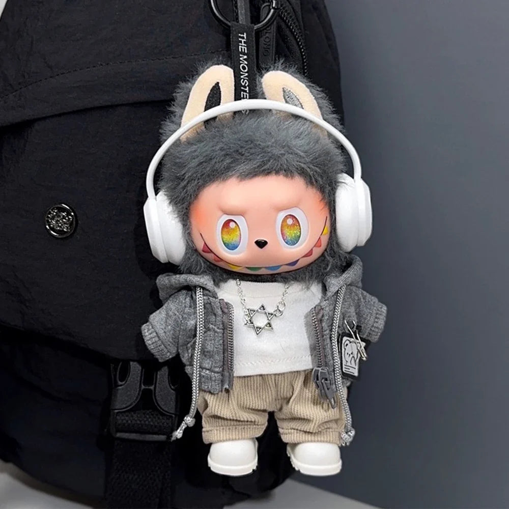 Streetwise OOTD Set #24 - Urban Beats DJ Style Suite (Labubu V3 Secret + Outfit) - Doll Outfit - main product card | KikiBuddies