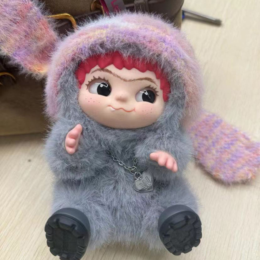 Wakuku Fuzzy Trendy Fun Party Series Plush Doll — 17cm - detail view | KikiBuddies
