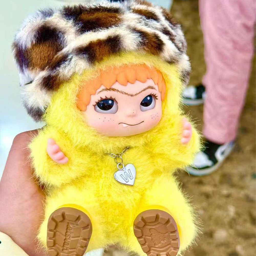 Wakuku Fuzzy Trendy Fun Party Series Plush Doll — 17cm - additional product view 5 | KikiBuddies