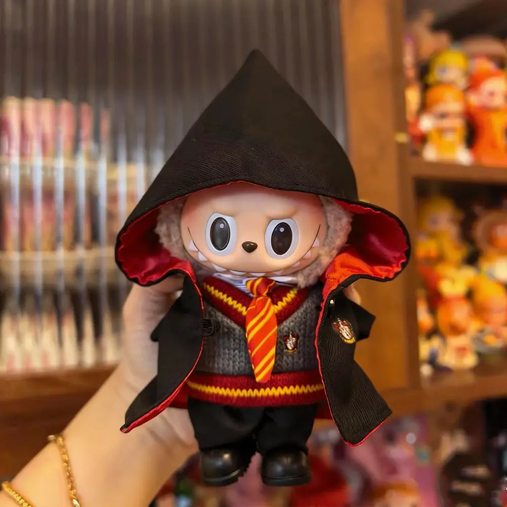 Wizarding OOTD Set #32 - Magical Academy Apprentice Set (Labubu V1 Toffee + Outfit) - Doll Outfit - main product card | KikiBuddies