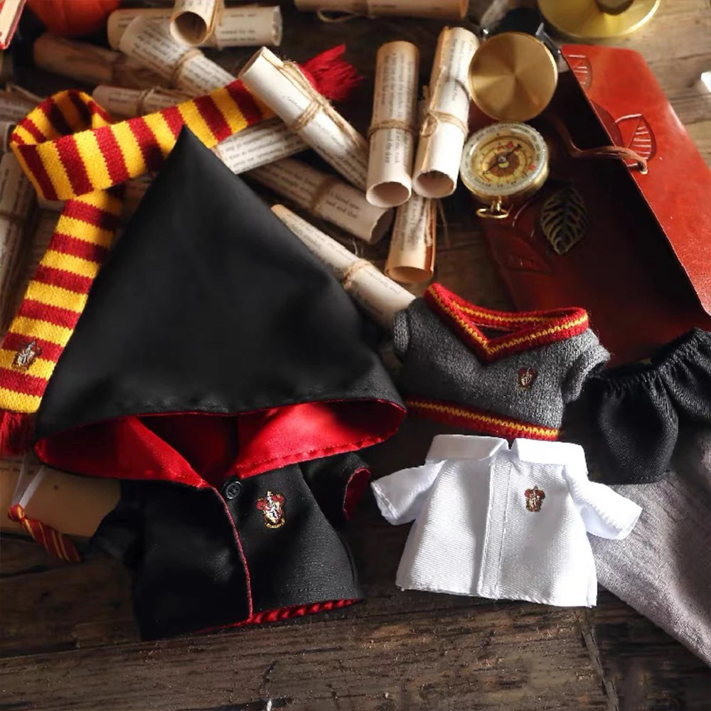 Wizarding OOTD Set #32 - Magical Academy Apprentice Set (Labubu V1 Toffee + Outfit) - Doll Outfit - material detail | KikiBuddies
