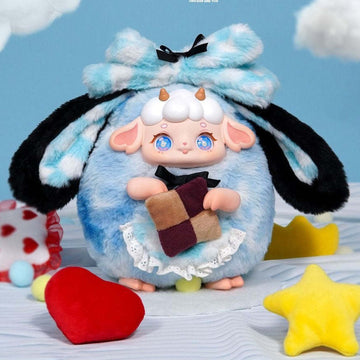 Wonderland Roaming Big Plush Series Blind Box - Blue complete plush example; random design not guaranteed