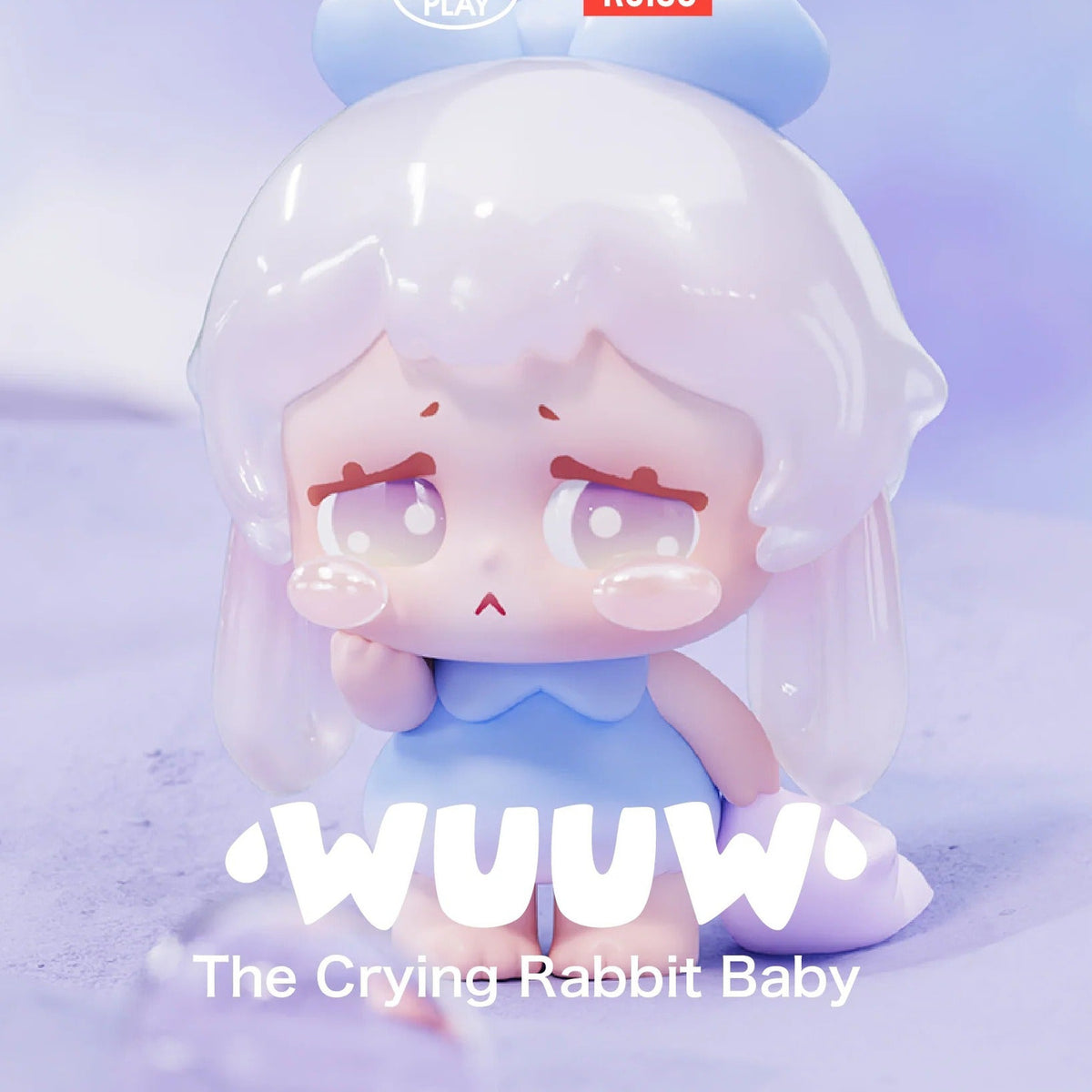 WUUW Bunny Dream Journey Series Mini Figures, Blind Box - Blue outfit complete design example; random design not guaranteed