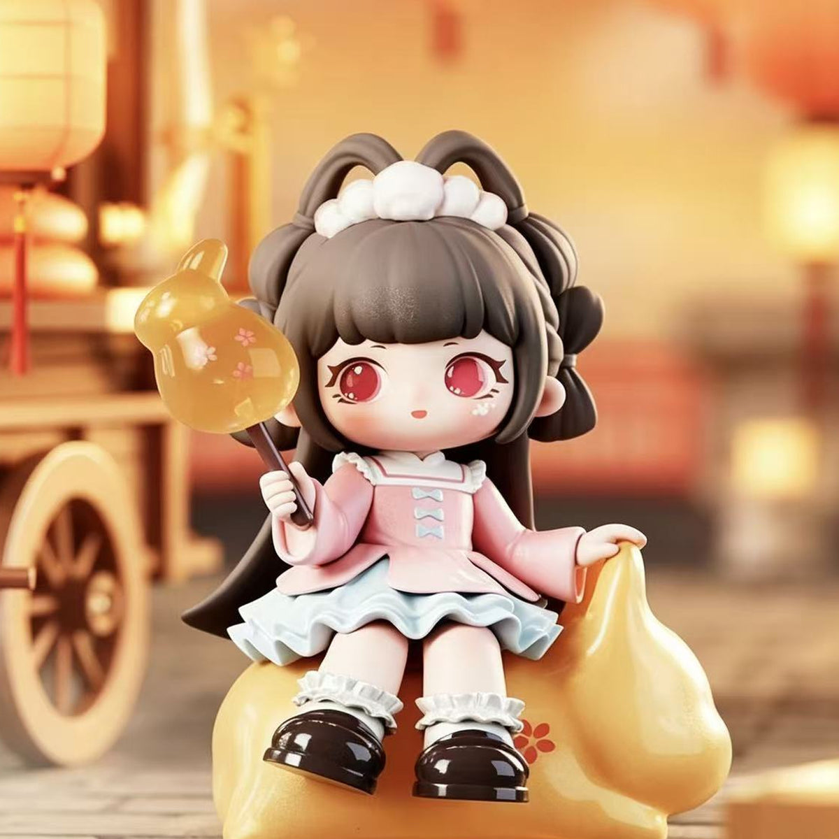 ZIYULI Charm Of Forgotten Dream Series Figure Blind Box - Pink dress figure with decorative accessory; illustrative series image, contents depend on selected purchase option