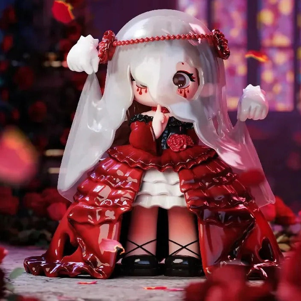 ZIYULI My Own Wedding Series Figures, Blind Box - Red wedding complete design example; random design not guaranteed