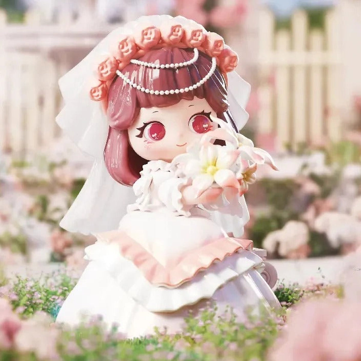 ZIYULI My Own Wedding Series Figures, Blind Box - White wedding complete design example; random design not guaranteed