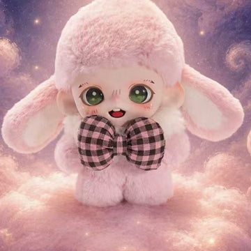 Zoraa Fluffy Tea Party Plush Pendant pink plush design example; random design is not selectable
