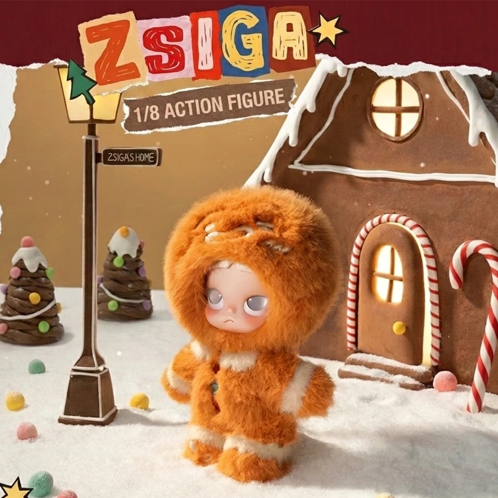 Zsiga Gingerbread Man 1/8 Action Figure 20cm - front view | KikiBuddies