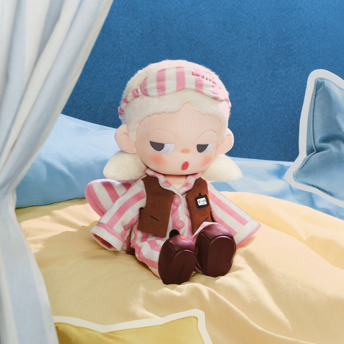 Zsiga Life is a Show plush doll seated view